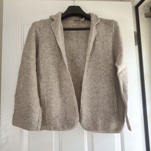 Women's Talbot's Shetland Wool Cardigan Sweater Size Medium Bust 38"